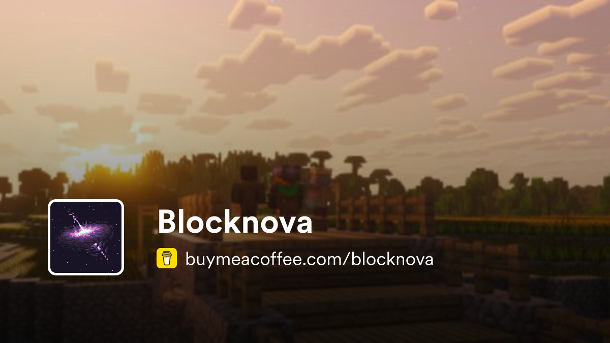 Blocknova - Buymeacoffee