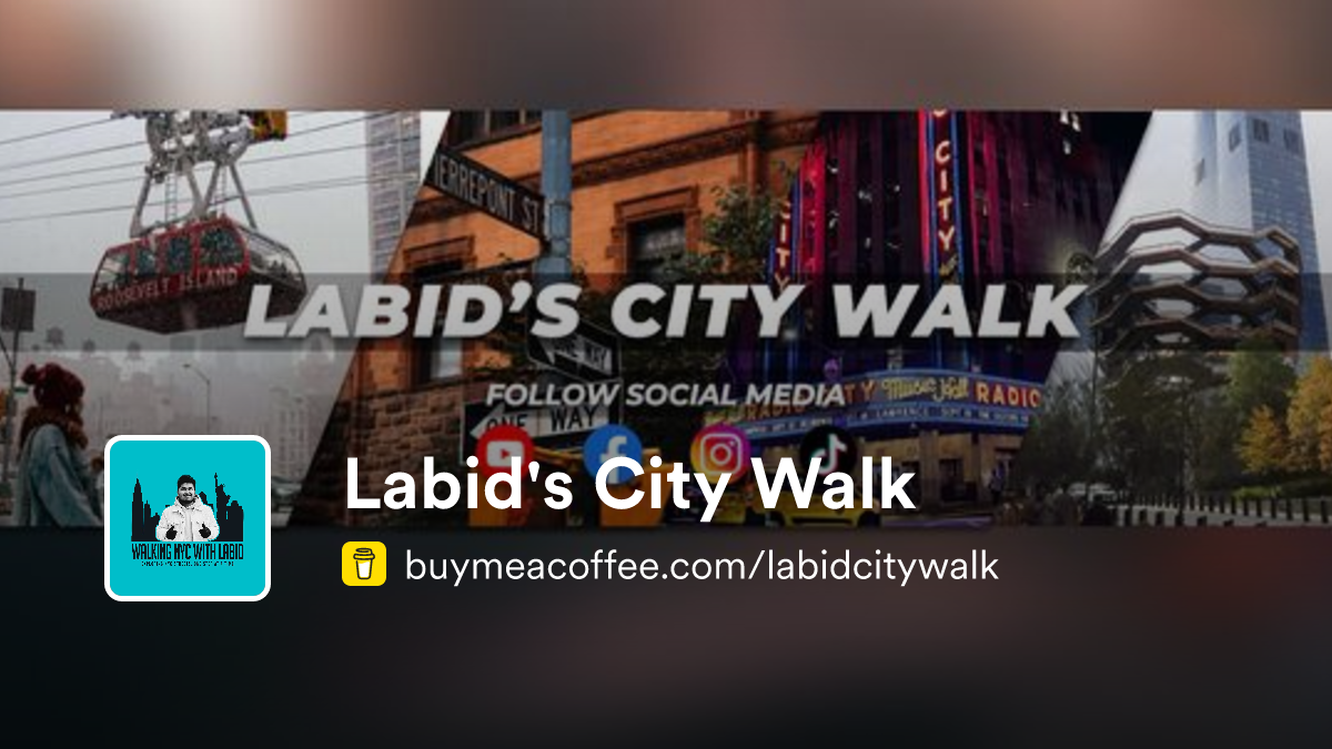 Labid's City Walk - Buymeacoffee