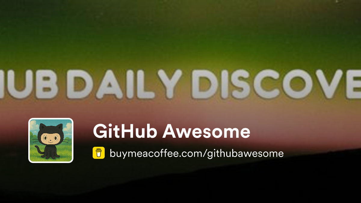 GitHub Awesome - Buymeacoffee