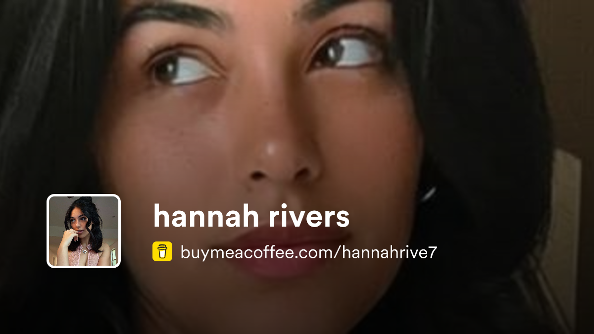 hannah rivers - Buymeacoffee