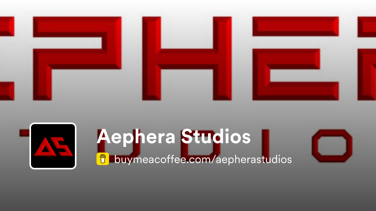Aephera Studios is We create Video Games and Minecraft Mods! - Buymeacoffee
