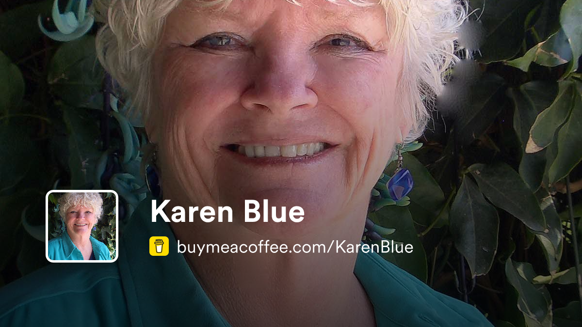 Karen Blue is Substack Website - Buymeacoffee