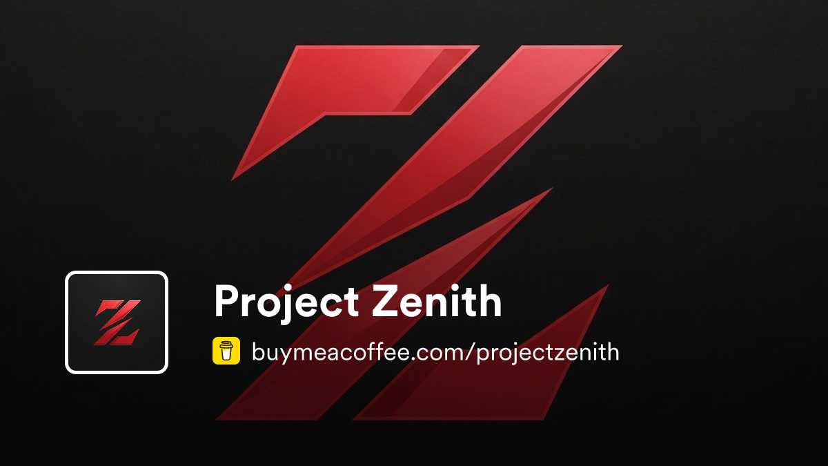 Project Zenith - Buymeacoffee