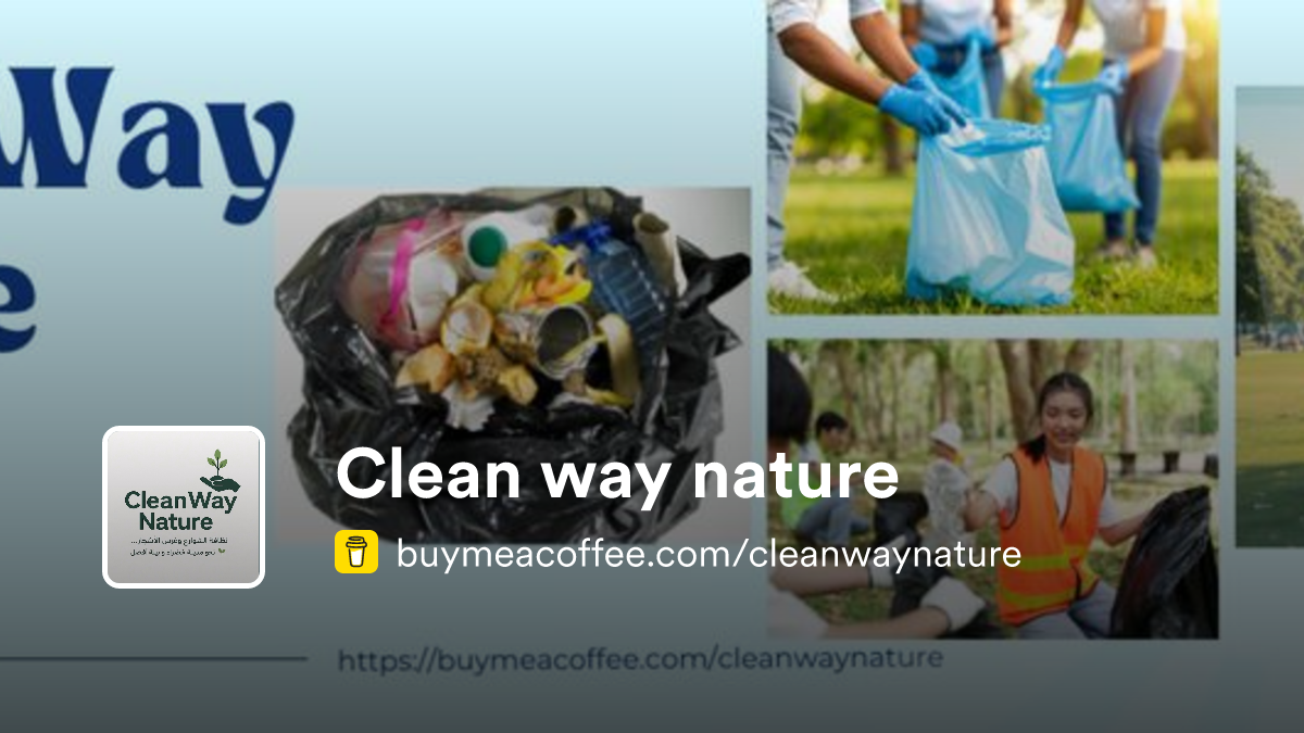 Clean way nature - Buymeacoffee