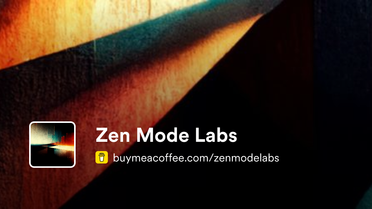 Zen Mode Labs - Buymeacoffee