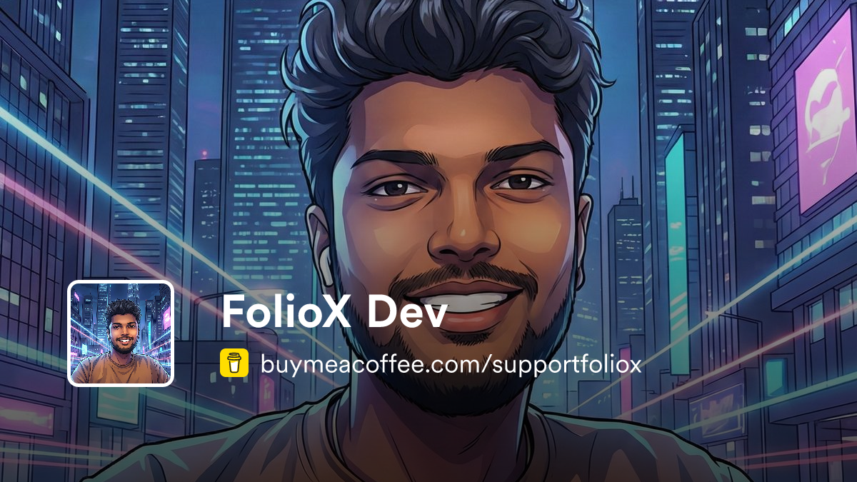 FolioX Dev - Buymeacoffee