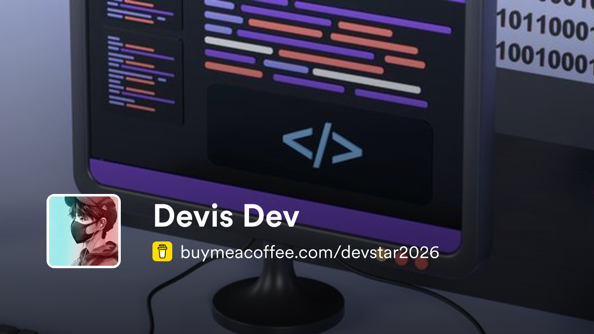 Devis Dev is Developing Softwares - Buymeacoffee