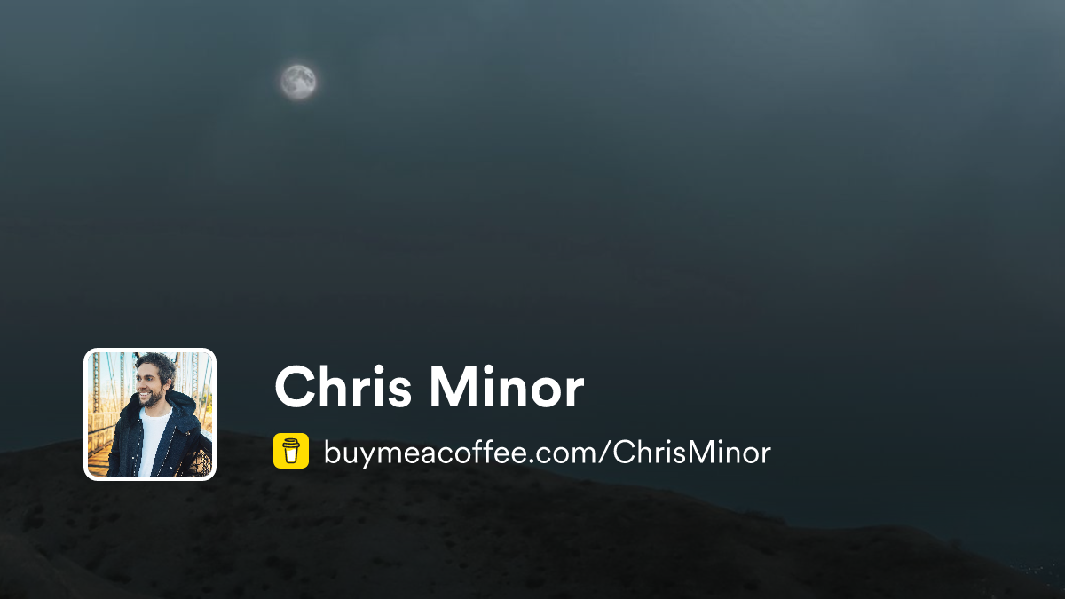 Chris Minor - Buymeacoffee