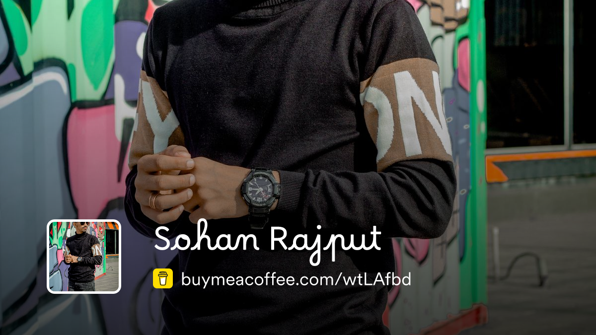 Sohan Rao Rajput Sohan Rajput - Buymeacoffee