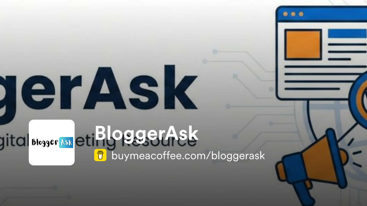 BloggerAsk - Buymeacoffee