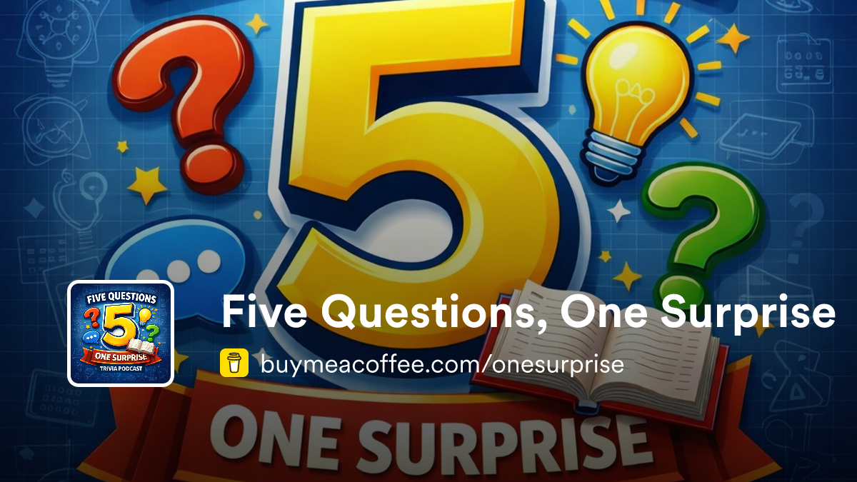Five Questions, One Surprise - Buymeacoffee