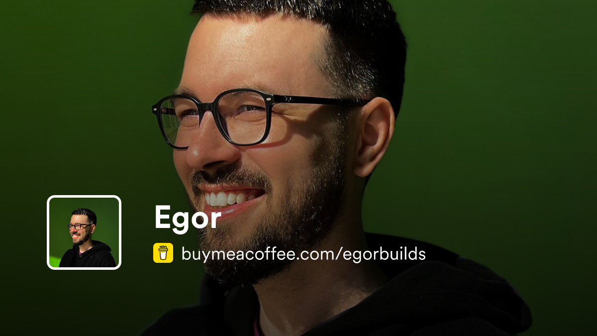 Egor - Buymeacoffee