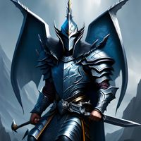 The blue Warrior