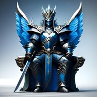The blue Warrior