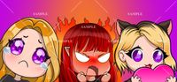 Emotes/ sub badges: