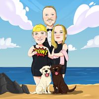 STYLIZED ILLUSTRATION IN CHIBI STYLE