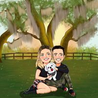 STYLIZED ILLUSTRATION IN CHIBI STYLE