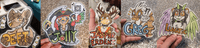 Traditional badge