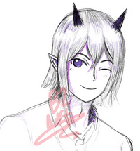 Headshot colored sketches