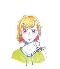 Headshot colored sketches