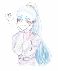 Half body colored sketches
