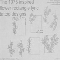 Custom flower rectangle design