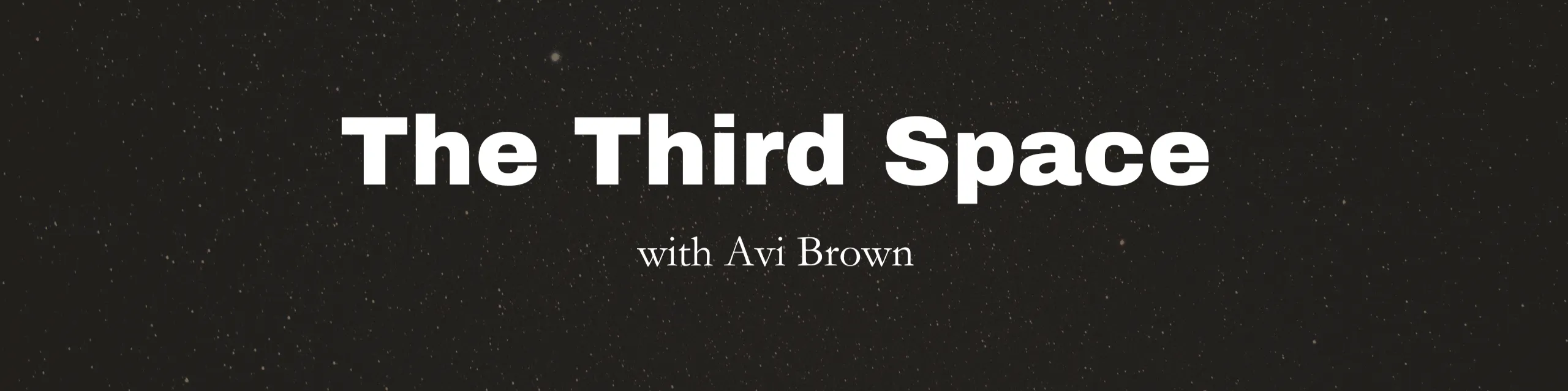 The Third Space is Podcasts - Buymeacoffee
