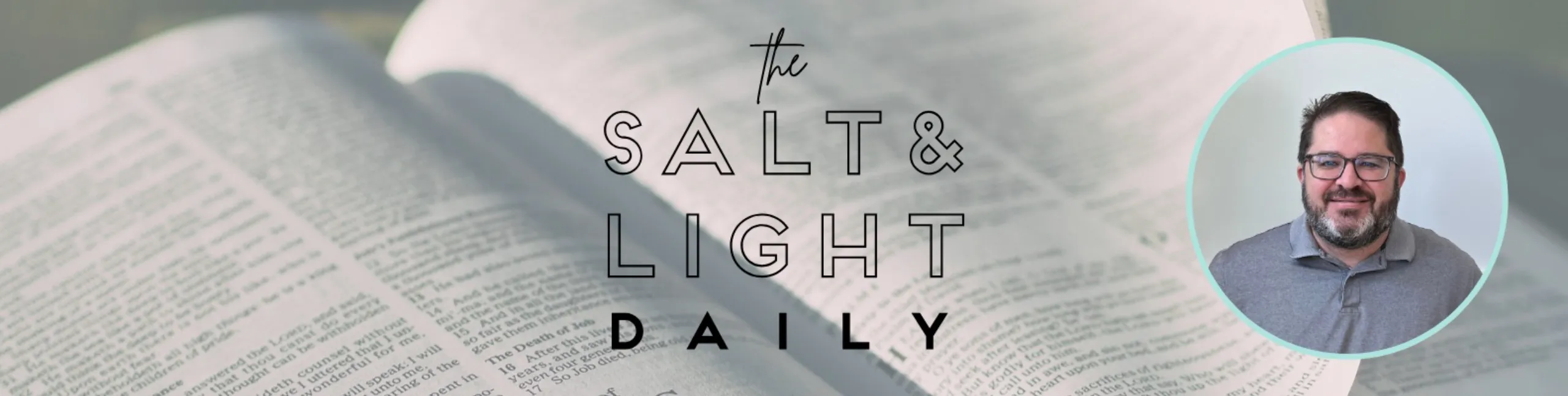 Paul J. Christopher is The Salt & Light Daily Substack - Buymeacoffee