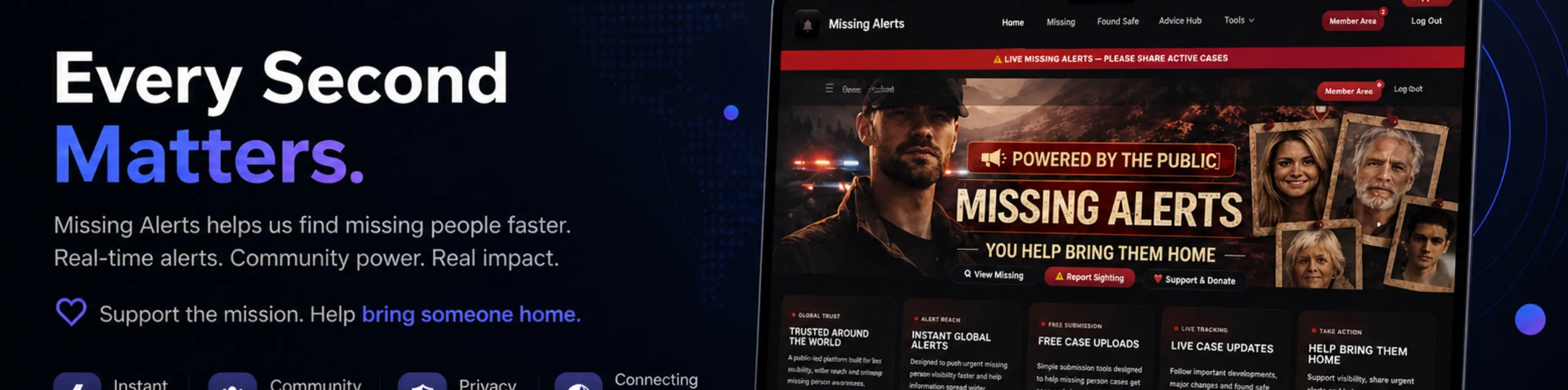 Missing Alerts - Buymeacoffee