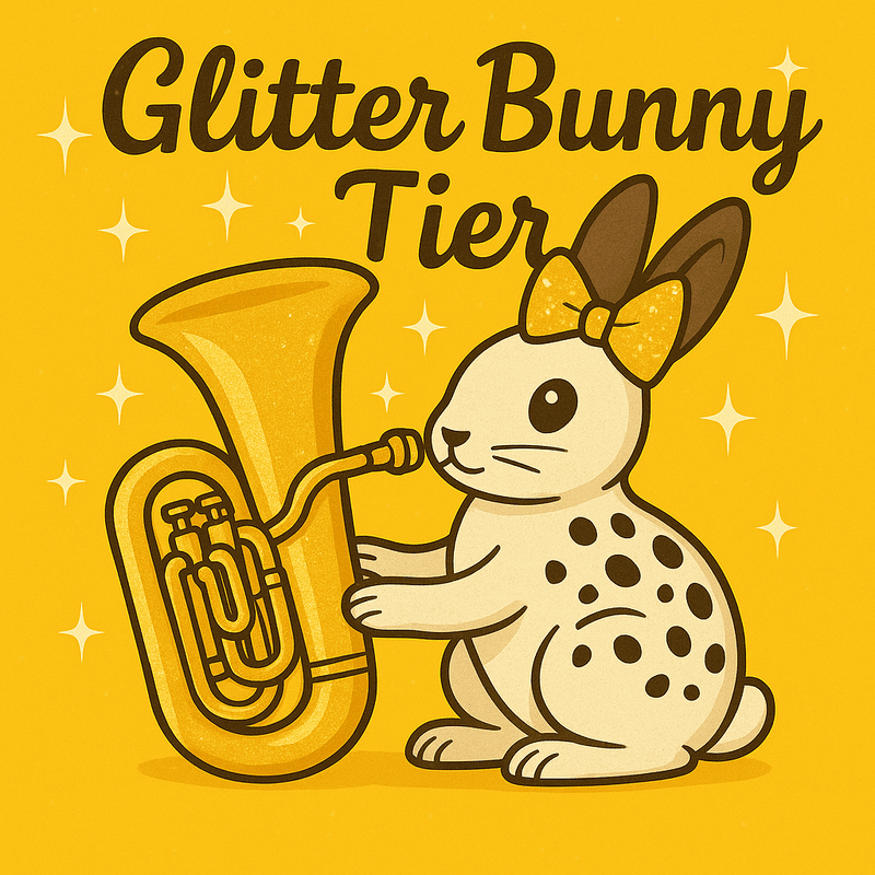 Glitter Bunny Tier✨