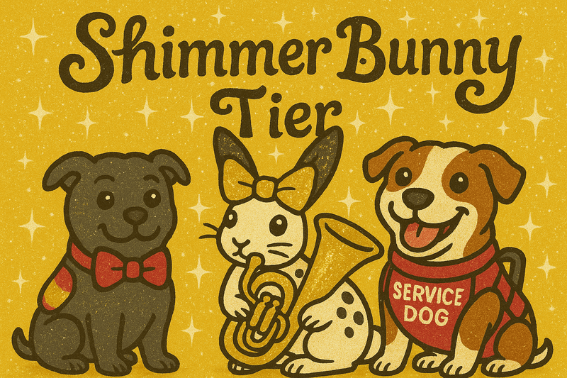 Shimmer Bunny Tier ✨🐰