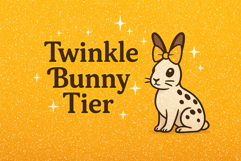 Twinkle Bunny Tier