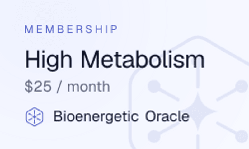 High Metabolism