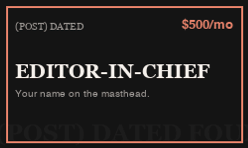 Editor-In-Chief
