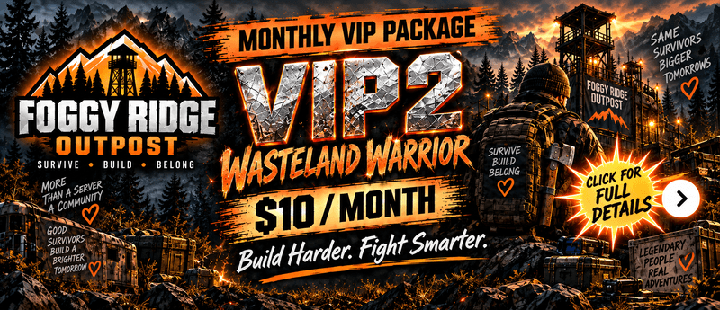 ⚔️ WASTELAND WARRIOR — $10 — MONTHLY VIP