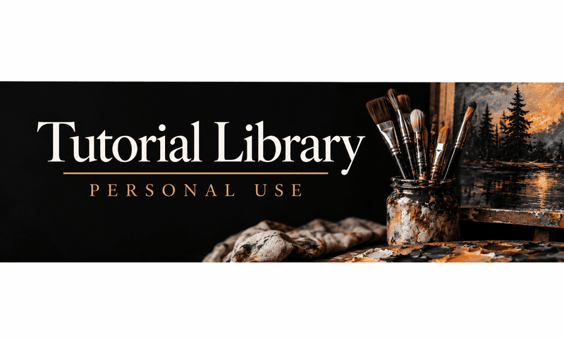 Painting Tutorial Library | Personal Use