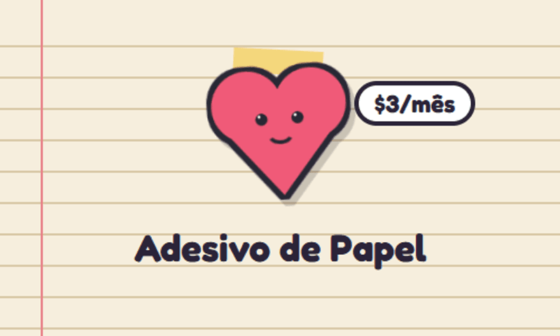 Adesivo de Papel / Paper Sticker