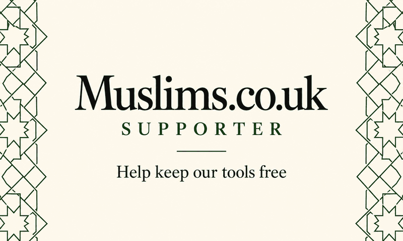 Muslims.co.uk Patron