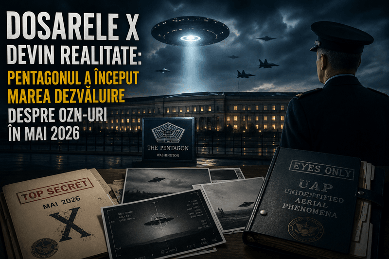 Dosarele X devin Realitate: Pentagonul a început Marea Dezvăluire despre OZN-uri în mai 20