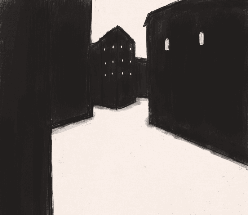 About the "gray city" animation