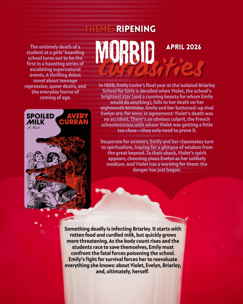 '26 Morbid Curiosities Book Club Reads
