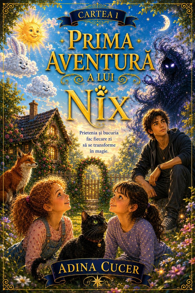 Ale, Astrid și aventurile de la miezul nopții ale lui Nyx, pisica magică