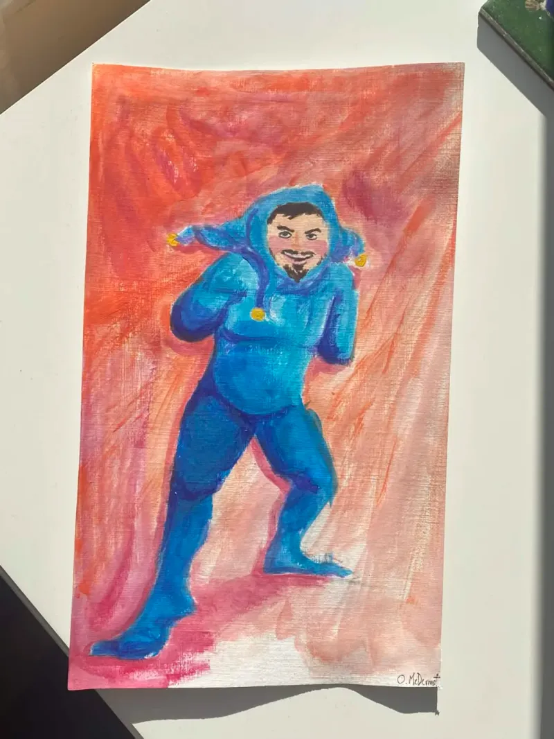 Some physical art for once | Little Jester Man