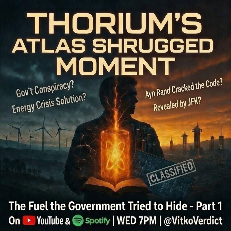 Thorium’s Atlas Shrugged Moment: The Fuel the Government Tried to Hide