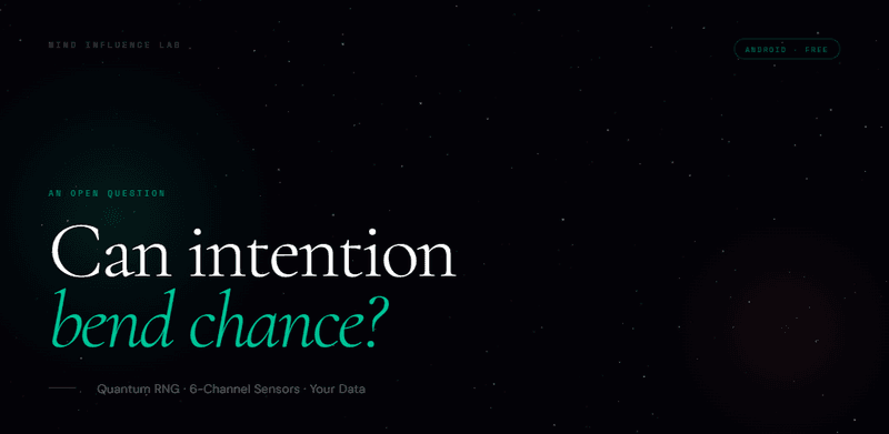 Mind Influence Lab: A Personal Instrument for an Unresolved Question