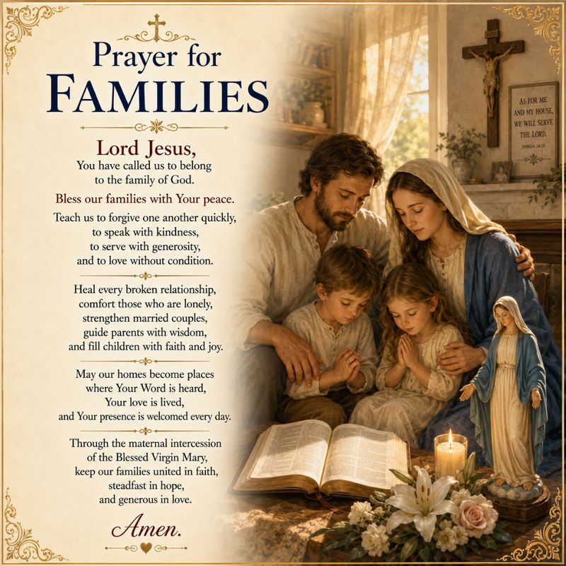 🌹 Prayer for Families