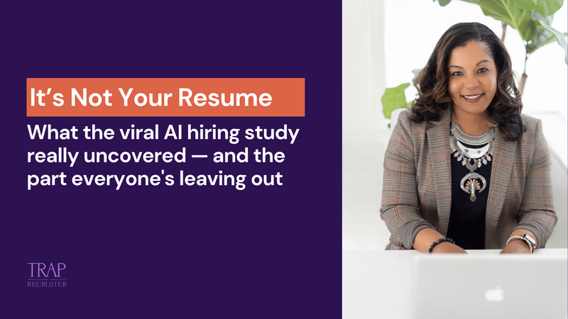 It’s Not Your Resume