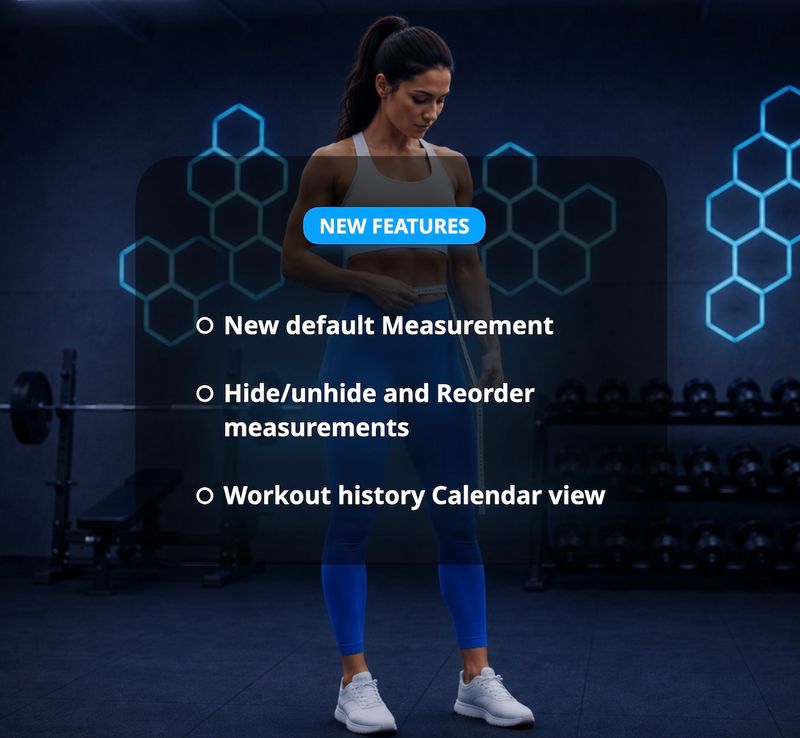 New Features: Measurements and Workout Calendar