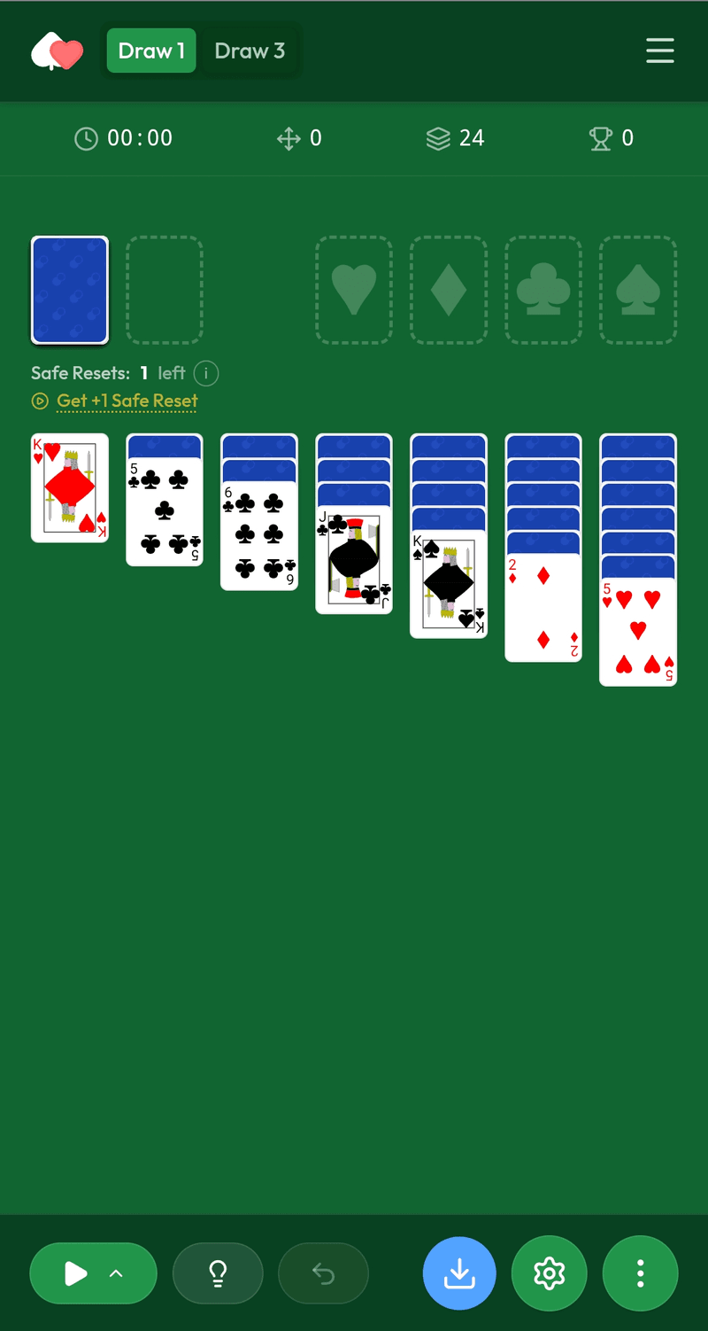 Prime Solitaire on Mobile & Tablet
