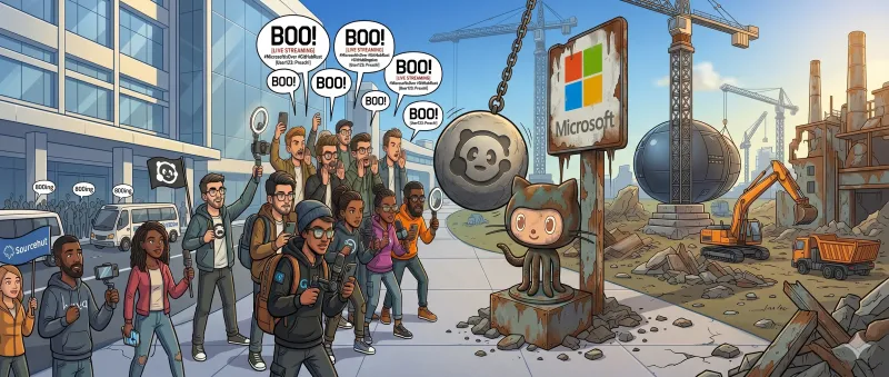 And Now Everybody Together: Boooo GitHub